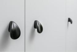 Gumb Zamak VENICE mat črna 1208959338