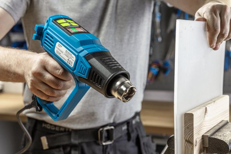 Hoegert LCD Digitaal Heteluchtpistool 2000W 1208960197