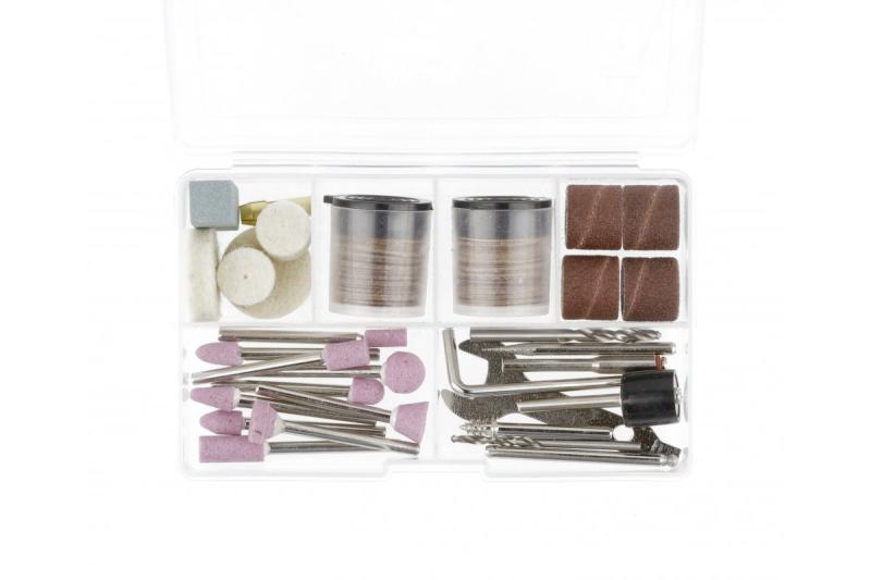 Hoegert Mini brusilnik v kovčku incl. 184 dodatni dodatki 1208960199 HT2E101