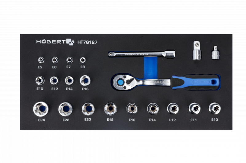 Hoegert Set vtičnic z ročajem za ragljanje 1208962037