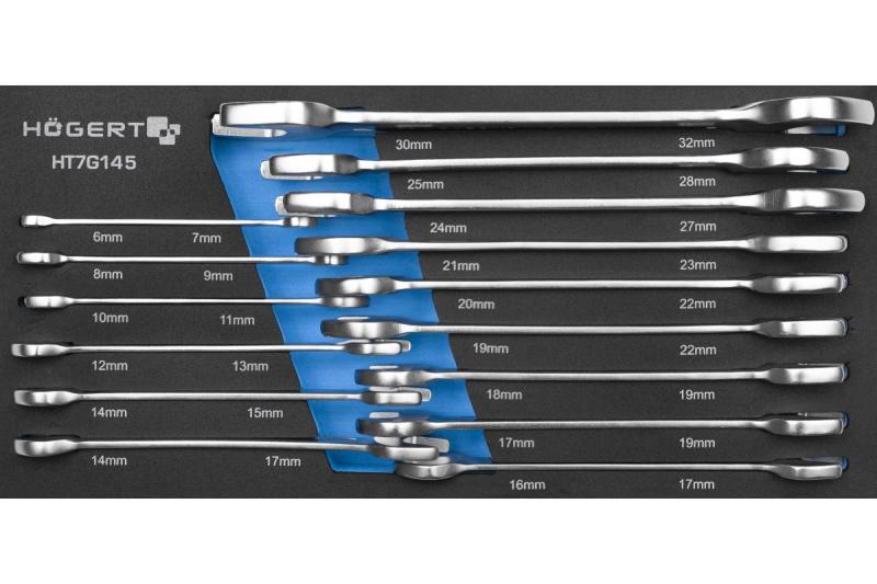Hoegert Kombinirani ključ set 15 kosov tehnična pena 1208962052