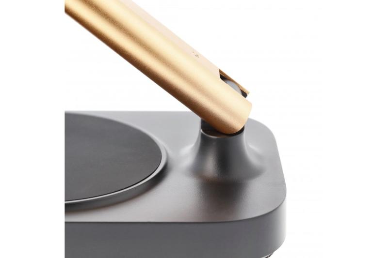 Decor Bureau lamp Bressi 8W 450lm AC220-240V 3-CCT Brezžično Polnjenje USB PF>0.5 RA>80 Črna/Zlata 1208962479