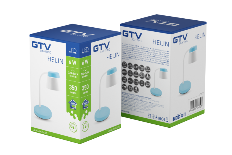 Decorlamp Helin 6W 350lm AC220-240V 3-CCT PF> 0,5 RA>80 Modra 1208962493