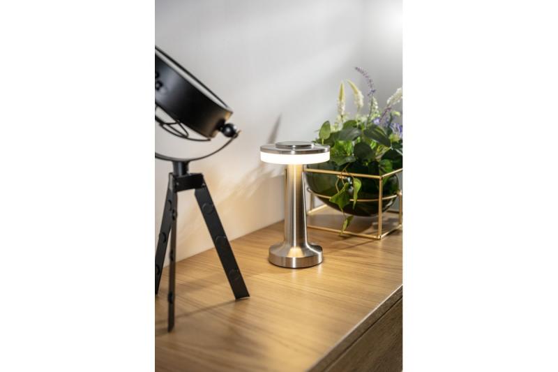 Deco Monum Namizna Svetilka 3W 200lm DC 5V 1A 3000 K 3 kosi Zatemnitev baterija 1800 mAh inox 1208962503