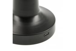 Decor Namizna Svetilka Monum 3W 200lm DC 5V 1A 3000 K 3 stopinje. Zatemnljiv z baterijo 1800 mAh, črna. 1208962504