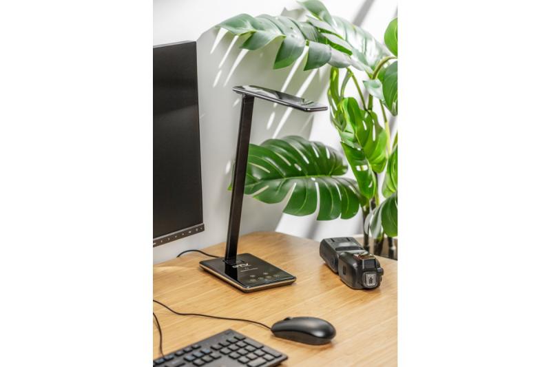 Decor Namizna Svetilka Tritton 6W 340lm AC220-240V 4-CCT Brezžično Polnjenje USB PF>0,5 RA>80 črna 1208962518