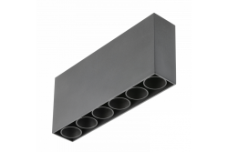 Decor LED svetilka ARTEMIDA 15W 1420lm AC220-240V 50/60 Hz PF>0,9 Ra≥80 IP20 IK08 4000K 38° pravokotna črna. 1208962640