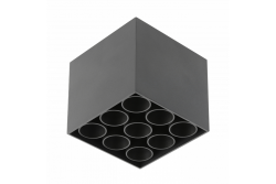 LED dekorativna svetilka ARTEMIDA 20W 1920lm AC220-240V 50/60 Hz PF>0,9 Ra≥80 IP20 IK08 4000K 38° kvadratna črna. 1208962642