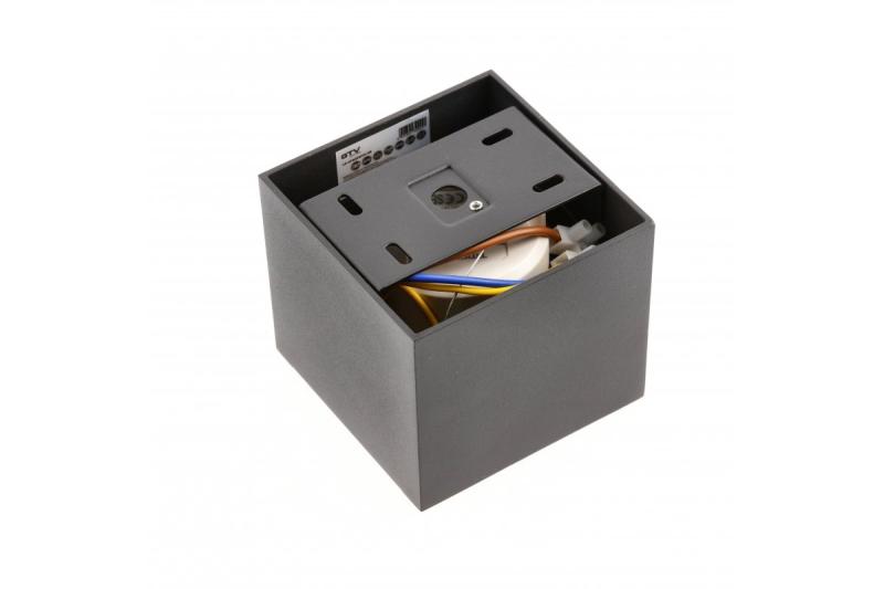 LED dekorativna svetilka ARTEMIDA 20W 1920lm AC220-240V 50/60 Hz PF>0,9 Ra≥80 IP20 IK08 4000K 38° kvadratna črna. 1208962642