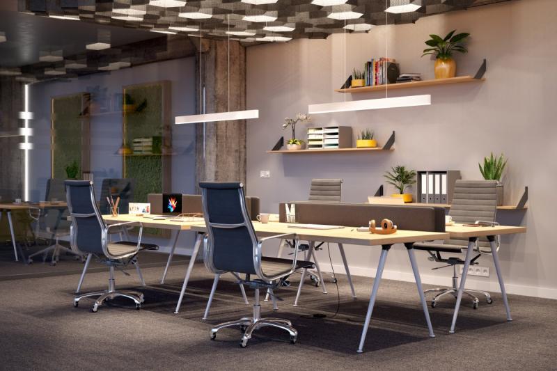 Deco LED-svetilka FORTA 36W 2900lm AC220-240V 50/60 Hz PF>0,9 Ra≥80 IP20 IK08 180° 4000K bela. 1208962763