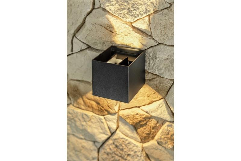 Decor MISSOURI-K LED žarnica 7W 540lm AC220-240V 50/60 Hz PF>0.5 Ra≥80 IP54 IK08 4000K kvadratna črna. 1208962994