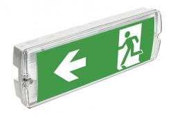 LED nujna svetilka SAHER-3 LED DUO, 3W, 300lm, AC220-240V, 50-60Hz, IP65, 3h, 6400K 1208963123