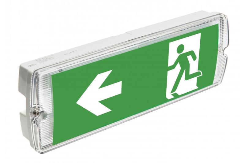 LED nujna svetilka SAHER-3 LED DUO, 3W, 300lm, AC220-240V, 50-60Hz, IP65, 3h, 6400K 1208963123