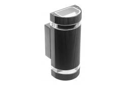 Stenska svetilka z dvojno smerjo SILVA GU10 MAX.2x50W IP54 AC220-240V 50/60Hz črna. 1208963135