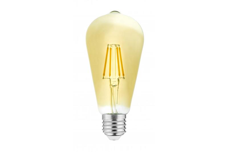 LED dekorativna žarnica, filament Vintage, ST64, E27, 4 W, 400 lm, AC 220–240 V/50–60 Hz, PF > 0,5, 3000 K 1208963178