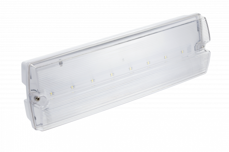 Nujna svetilka TERNO-1 LED, 3W, 250lm, AC220-240V, 50-60Hz, IP65, 1h, 6400K, dvojna uporaba, TEST gumb 1208963197