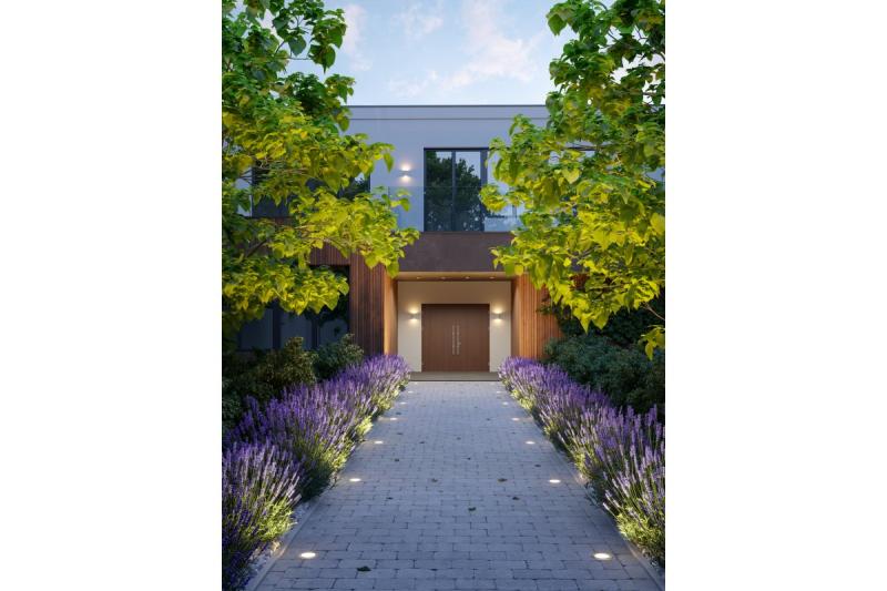 Dekorativna fasadna svetilka, dvosmerna TIAGO GU10 MAX. 2x35W IP54 AC220-240V 50/60Hz iz nerjavečega jekla. 1208963199