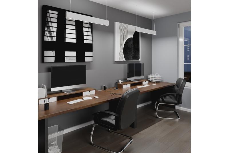 LED viseča svetilka VILANA 42W (30W+12W) 4000K RA>80 220-240VAC 48/120° UGR<19 120cm bela. 1208963236