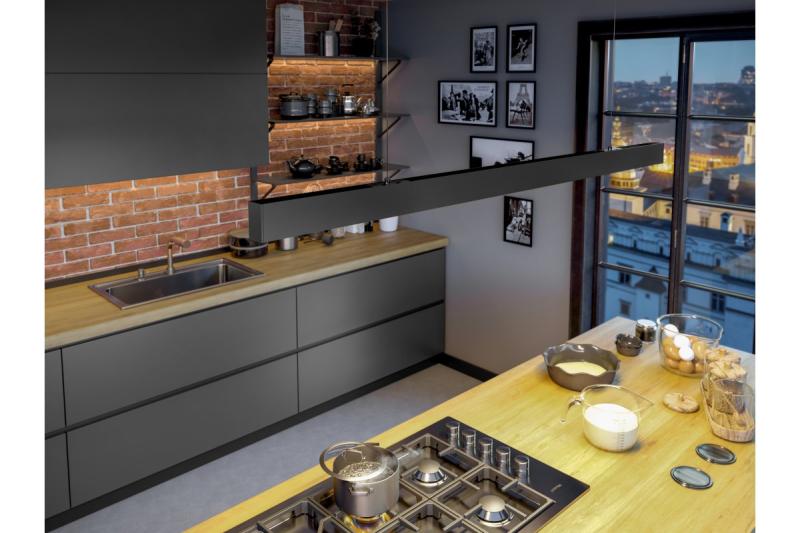 Decoreer LED hangarmatuur VILANA 42W (30W+12W) 4000K RA>80 220-240VAC 48/120° UGR<19 120cm črna. 1208963237