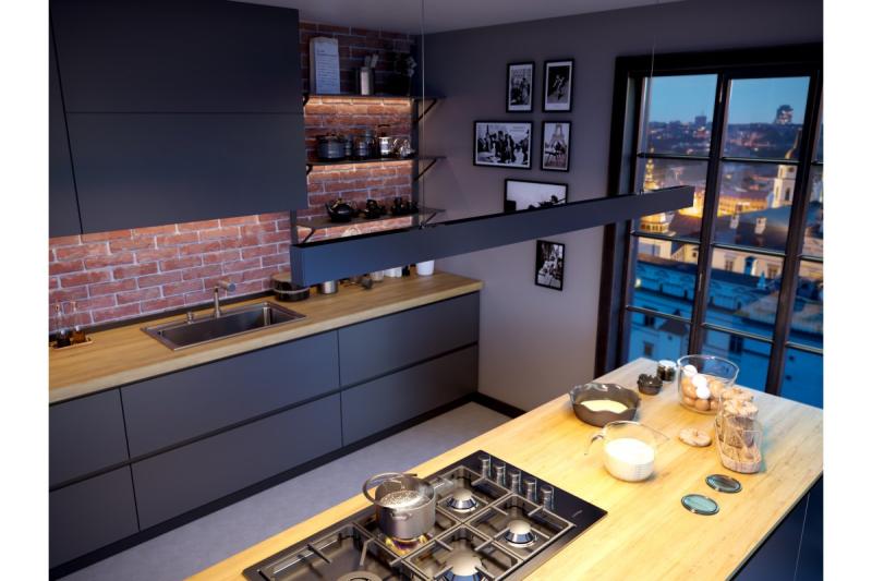 Decoreer LED hangarmatuur VILANA 42W (30W+12W) 4000K RA>80 220-240VAC 48/120° UGR<19 120cm črna. 1208963237