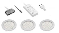 Decor cucina Kuhinjska osvetlitvena set s 3 reflektorji s stikalom osvetlitev toplo bela 1208963267