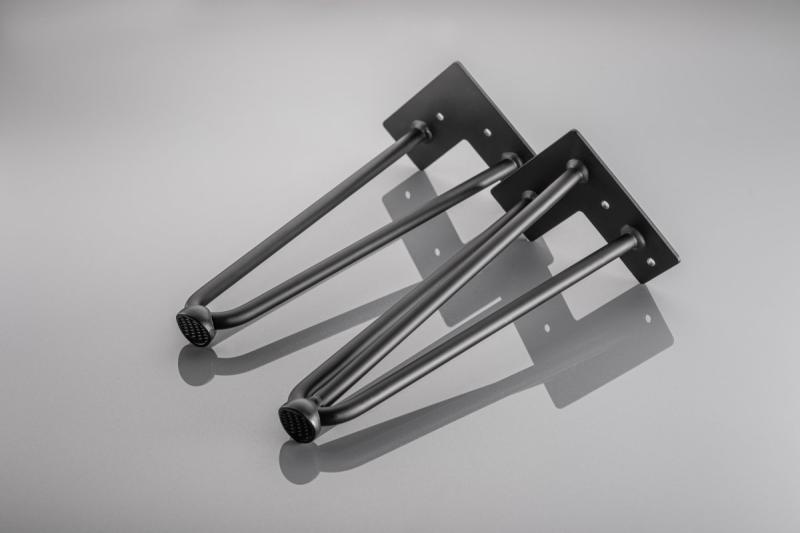 Lasica ARTO z nogo, 2 palici, 10 x 406 mm, črna 1208963519