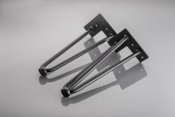 Lasica ARTO noga z nogo, 3 palice, 10 x 304 mm, črna 1208963521