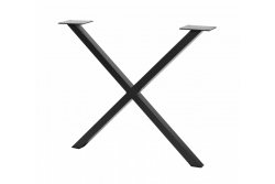 Okvir nog GTV INDUSTRIA, križ, V=710 mm, Š=820 mm, profil 80 x 20, jeklo, črno 1208963603