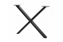 Okvir noge GTV INDUSTRIA, križ, H=710 mm, Š=820 mm, profil 80 x 40, jeklo, črna 1208963605