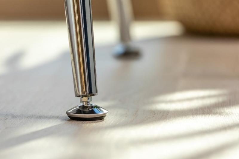 Nastavljiva, zložljiva noga X-LINE, nagnjena, 40 x 710, krom 1208963654