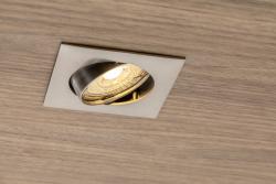 Decor PORTO-K stropna svetilka IP20 kvadratna iz nerjavečega jekla, nastavljiv kot TYPE DT10 1208963784