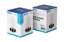 Decor Plafonska Svetilka ARIES PC 73x105mm IP20 max 20W okrogla bela/črna krom. 1208963820