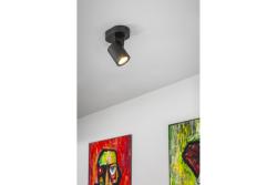 Decor Plafonska svetilka BLINK AC220-240V 50/60 Hz GU10 max. 20W IP20 enojna črna. 1208963840