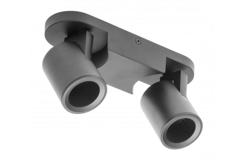 Plafonska svetilka BLINK AC220-240V 50/60 Hz GU10 maks. 20W*2 IP20 dvojna črna 1208963842