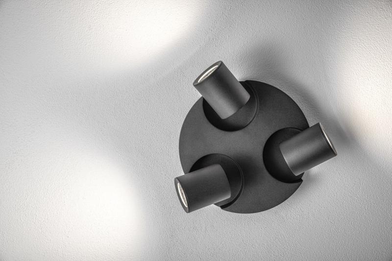 Decor Plafonska svetilka BLINK II maks. 250V 50/60 Hz GU10 maks. 20W*3 IP 20 trojna črna 1208963848