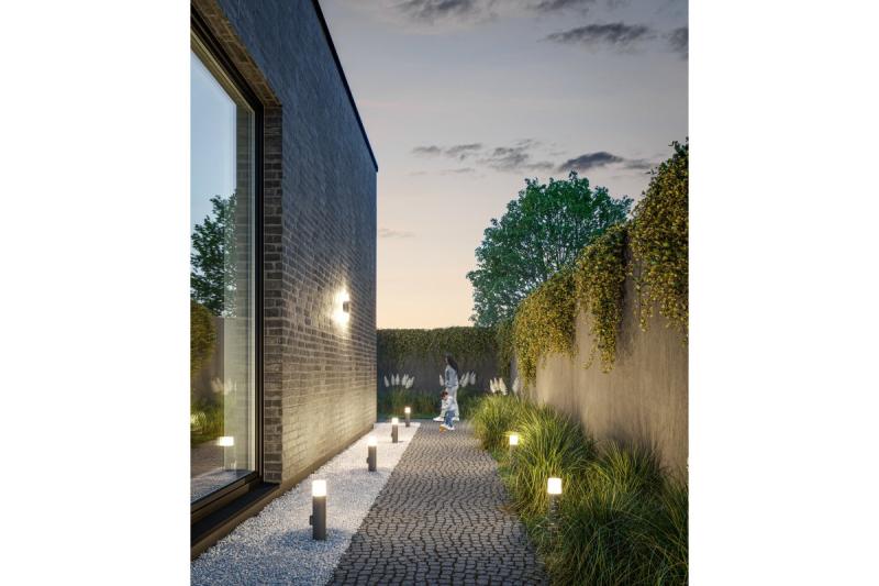 Decor Tuinarmatuur CORTA-P 40 E27 MAX.25W IP44 AC220-240V 50-60Hz steber antracit. 1208963860