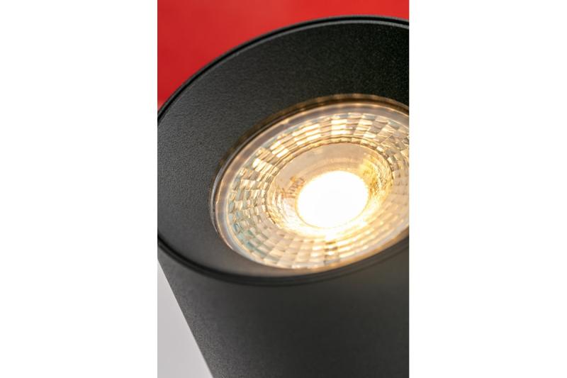 Decor Plafonska svetilka FARGO aluminij 70x160mm IP20 max 20W okrogla črna. 1208963876