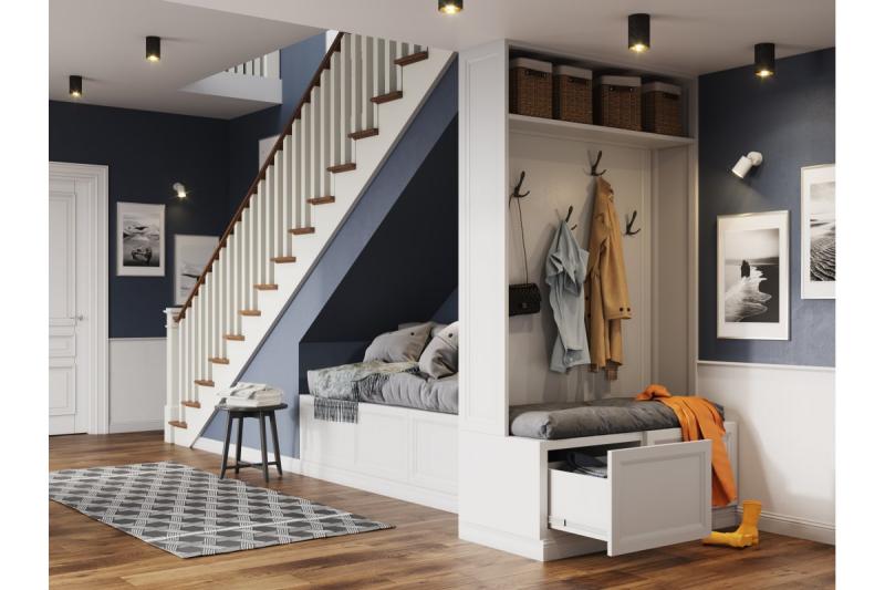 Decor Plafonska svetilka FARGO MINI aluminij 56x150mm IP20 max 20W okrogla bela. 1208963879