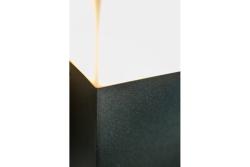 Decor Tuinarmatuur LARGO-AU E27 MAX.15W IP44 AC220-240V 50-60Hz stenska svetilka z ravnim zgornjim delom v grafitni barvi. 1208963916