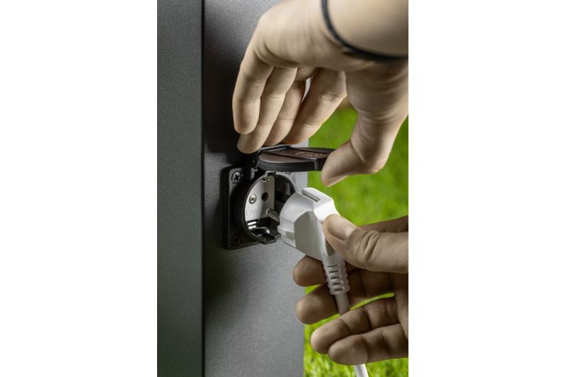 Decor Tuinarmatuur LARGO-P 50 E27 MAX.15W IP44 AC220-240V 50-60Hz max. 2500W montažni drog grafit. 1208963919