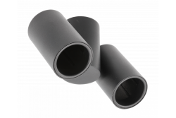 Decor Plafonska svetilka LUPO aluminij 17,5x5,6x11,5 IP20 2*GU10 maks. 50W okrogla črna. 1208963926