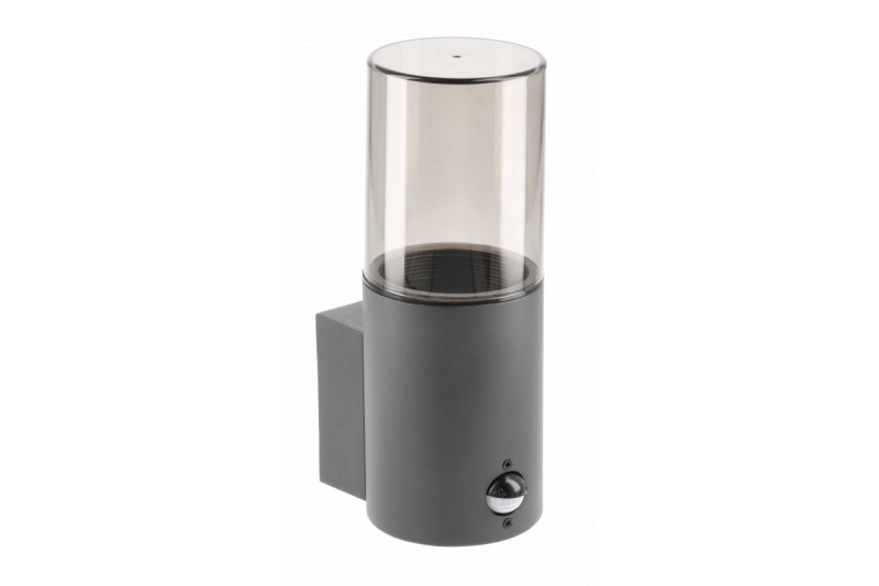 Decor Tuinarmatuur MEDIO-AU PIR E27 MAX.15W IP54 AC220-240V 50-60Hz zgornja stenska svetilka grafit. 1208963938