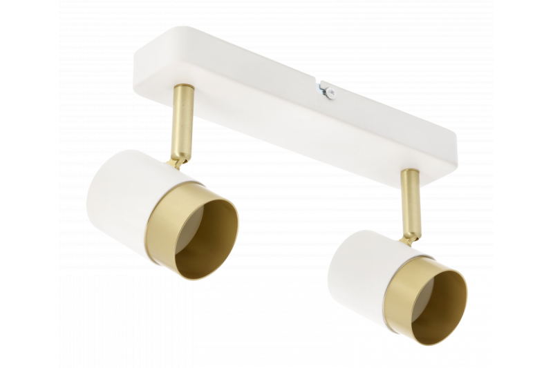 Decor plafondarmatuur ORIO aluminium 24,0x5,5x14,0 IP20 2*GU10 max. 50W rond wit. 1208963964