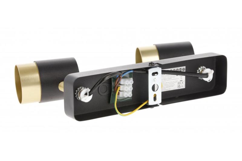 Decor Plafonska svetilka ORIO aluminij 24,0x5,5x14,0 IP20 2*GU10 max. 50W okrogla črna. 1208963965