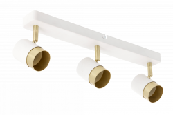 Decor Plafonska svetilka ORIO aluminij 43,0x5,5x14,0 IP20 3*GU10 max. 50W okrogla bela. 1208963966