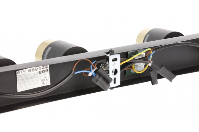 Deco Stropna svetilka ORIO aluminij 43,0x5,5x14,0 IP20 3*GU10 maks. 50W okrogla črna. 1208963967