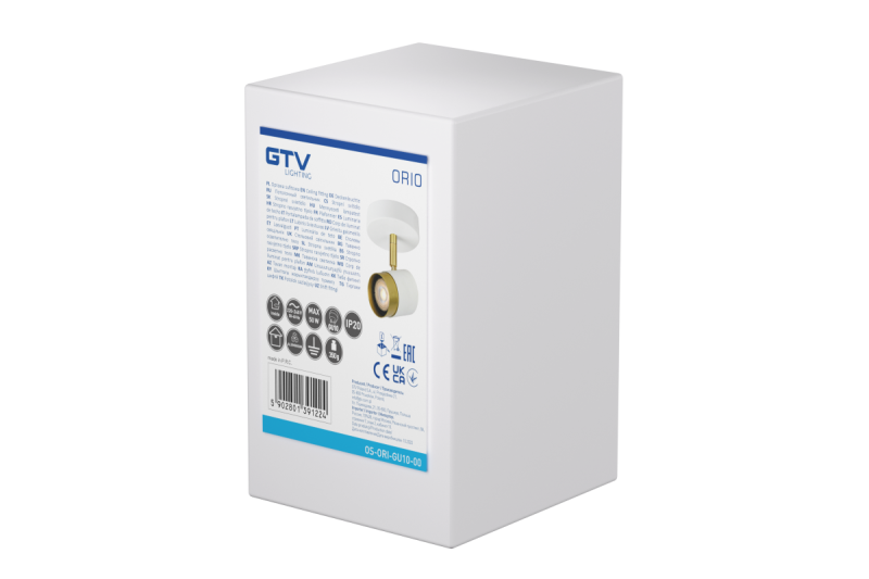 Decor Plafonska svetilka ORIO aluminij 11.6x5.6x11.5 IP20 1*Gu10 maks. 50W okrogla bela. 1208963968