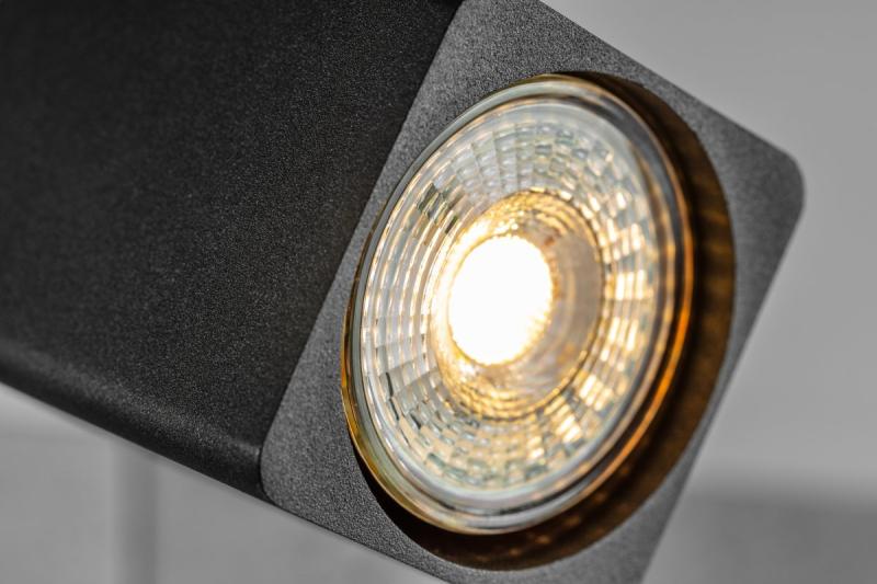 Decor stropna svetilka RENO aluminij IP20 max. 20W*2 dvojni kvadrat črna. 1208963980