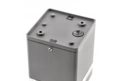 Decor plafondarmatuur RIVEN alum 102x120 IP54 max 35W kvadrat grafit. 1208963983