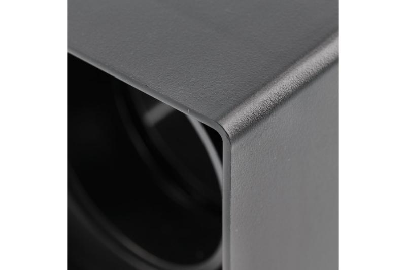 Decor Plafondlamp armatuur RESTO PC 80x80x125mm IP20 max 20W kvadrat črna. 1208963987